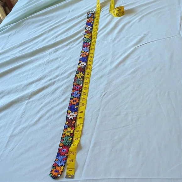 Seed bead Belt approximately 3 3 inches - Picture 1 of 4